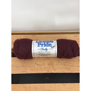 Brown Sheep Lamb's Pride Bulky Yarn Aubergine M-185 Wool Mohair 125yds USA